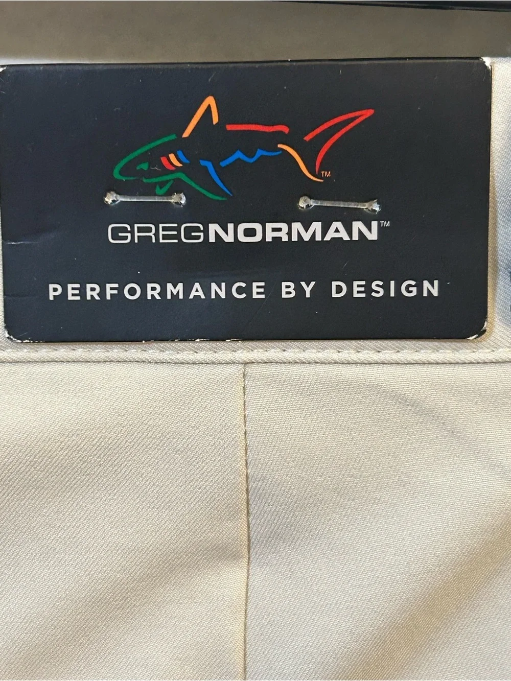 NWT- GREG NORMAN CLUBHOUSE PANT NATURAL PERFORMANCE